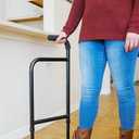 Rock Steady Rolling Side Walker. Balance Issues? No Lifting, just Push, Providing Great Maneuverability & Stability. Light Weight Ideal for Indoor & Outdoor Use. Therapist reccomend Verses a Cane.
