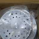 Mudder 3 Pcs Kitchen Sink Drain Strainer and Stopper Stainless Steel Garbage Disposal Plug with Handle Universal Anti-Clogging Kitchen Sink Filter Sieve Basket Strainer(Porcelain White)