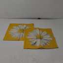 Coeufuedy Spring Summer Outdoor Waterproof Pillow Covers 18 x 18 Inch Set of 2 Yellow Daisy Flower Decorative Cushion Cases for Sofa Couch Garden Patio