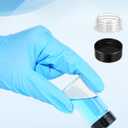 20ml Clear Small Glass Vials with Screw Caps, Small Vials for Essential Oil, Leak-Proof Sample Vials with Lids(10pcs)