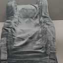 KingPavonini Adjustable Leg Elevation Pillows for After Surgery, Ergonomic Curve Keeps Knee Straight, Memory Foam Leg Pillow Elevation for Blood Circulation, Swelling and Pain Relief (Single Leg)