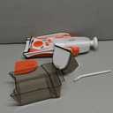 ONCE FOR ALL Safe Mandoline Slicer 5 in 1 Vegetable Cutter, Strips Julienne Dicer Adjustable Thickness 0.1-8 mm for Kitench Fast Meal Prep (Orange)