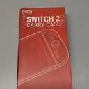 Orzly Case Compatible with Nintendo Switch 2 Protective Carry Case (2025 Model) with Screen Padding, Game Card microSD Pockets for Console and Accessories Screen Size 7.9" - Gift Boxed (Black)