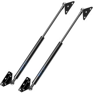 ARANA Gas Struts 15 inch 80 lbs with Brackets(Non-Detachable), Gas Shocks Lift lid 15", Heavy Duty Gas Spring Lift Support for RV Camper Bed Boat Engine Cover Trap Door(Fits 64-88 lbs Lid), 2 Pcs
