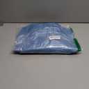 Wrap Around Dust Ruffle Bed Skirt - Denim Blue - for Queen Size Beds with 18 Inch Drop - Elastic Strap - Adjustable Pleated Bedskirt with Brushed Fabric and Wrinkle Free - For Women, Men, Kids & Teens