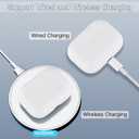 OLEBAND Replacement for Airpods Pro 2&1 Charging Case:Easy to Pair Your Air pods Pro Earbuds with Pairing Button,Support Both Wired and Wireless Charging,for iPods Pro 1st/2nd Gen(White)