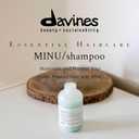 Davines MINU Shampoo, Hydrating Color-Protecting Gentle Cleansing Action for Colored Hair - Preserves Cosmetic Color Vibrancy, Keeping it Bright, Shiny, and Soft with Salina Caper, 8.45 Fl Oz