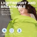 JAICOM Sleeping Bag Liner, Travel Sheets & Adult Sleep Sack, Ultralight and Portable Summer Sleeping Bag - Ideal for Backpacking, Hotels and Hostels, Business Trips, Camping