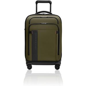 Briggs & Riley Domestic 22" Carry On Expandable Spinner - Luggage for Travel, Suitcases with Wheels, Softside Rolling Bag for Men & Women - ZDX Collection, Hunter