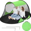 1 Pcs Pop up Mosquito Tent for Camping Instant Netting Screen Foldable Pop Tent with Ground Pin Waterproof Insect Bug Net for Outdoor Hiking Summer (86.6 x 59 x 45.3 Inches,Green)