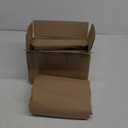 ULTCOVER Waterproof Patio Chair Cover  Outdoor Lounge Deep Seat Single Lawn Chair Cover 2 Pack Fits Up to 32W x 34D x 34H inches (Brown)