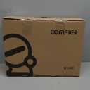 COMFIER Massage Seat Cushion, Back Massager with 8 Vibration Nodes & 5 Modes, Adjustable Chair Massage Pad with Heat for Home Office, Heated Chair Pad,Gifts for Men,Women (Dark Black)