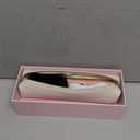 Cordless Hair Straightener Brush - Portable Hair Straightening Brush for Travel - 300M Negative Ions for Frizz-Free Shine, Touch Up On-The-Go, Fast Heating, Gift for Women, 10,000mAh, Powder Pink