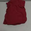 Flamingo P Stretch Ottoman Slipcover Spandex Elastic Rectangle Footstool Sofa Cover for Living Room Soft Rectangle slipcover with Elastic Bottom (X-Large, Burgundy)