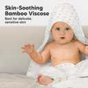 KeaBabies Hooded Baby Towel for Newborn - Viscose Derived from Bamboo Large Baby Bath Towels with Hood for Boys, Girls, Toddler, Extra Absorbent & Soft Newborn Bath Essentials (KeaStory, Regular)