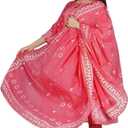 SAYANG Cotton Anarkali Indian Kurti for Women Summer Dress Kurta Pant with Dupatta Set (Purple, S)