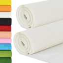 BEISHIDA White Crepe Paper Roll, 9.8 Inch Wide 8ft Long Crepe Paper Sheet for Flower Making, Wedding Ceremony, Birthday Holiday Halloween Party Decoration,DIY Craft(2Rolls)