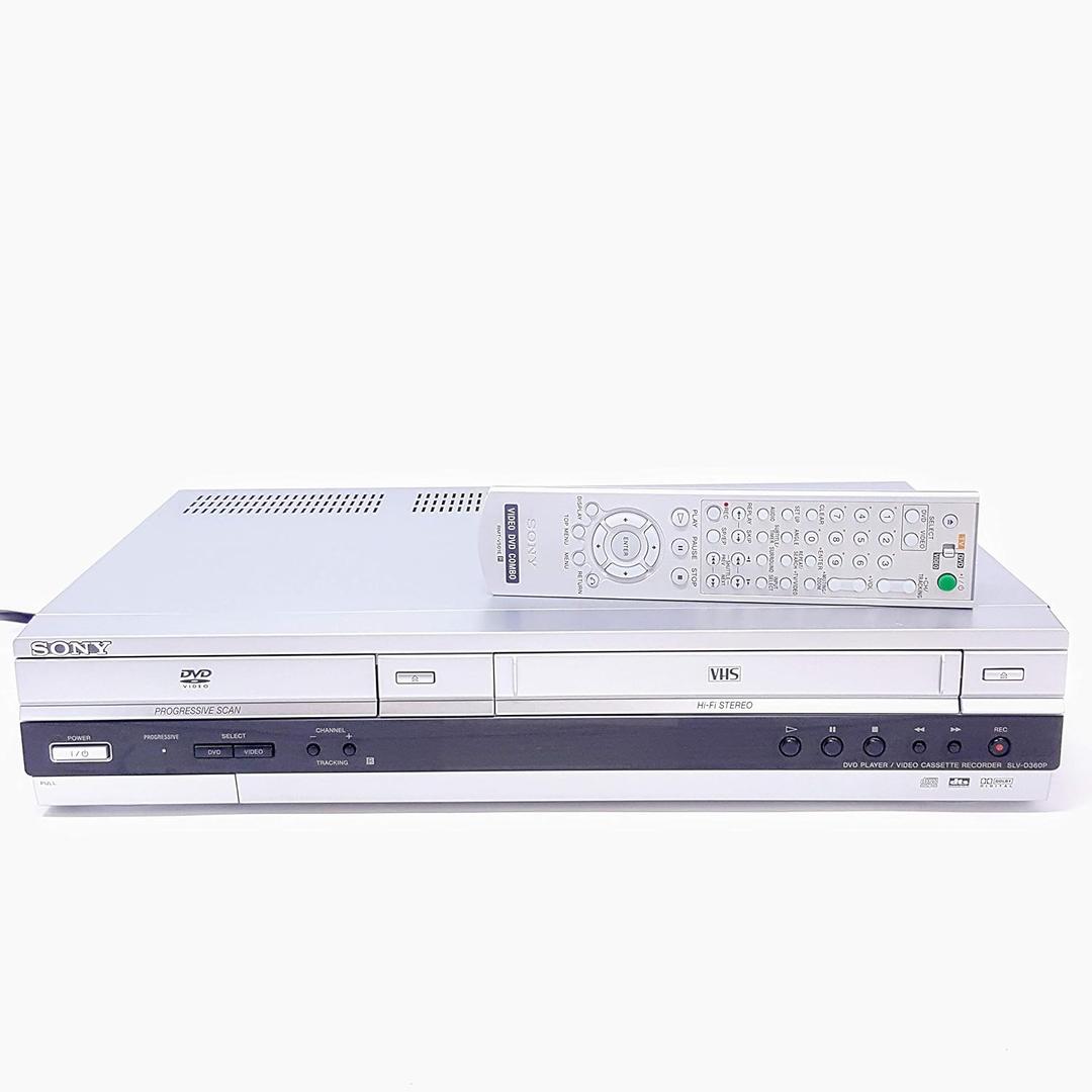 Sony SLV-D360P DVD Player / Video Cassette Recorder Combination 4-Head Hi-Fi VHS Player / CD Player W/ Progressive Scan, DTS Digital Out