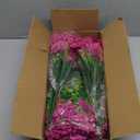 Yastouay Artificial Flowers for Outdoors, 14 Bundles Fake Outdoor Flowers, UV Resistant Artificial Plants & Flowers for Decoration, Fuchsia Realistic Morning Glory for Outdoor Porch Garden Decoration
