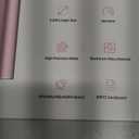 4.8IN Longer Electric Foot Callus Remover with 80pcs Sandpaper Discs, Professional Aluminum Callus Remover for Feet, Stepless Speed Control Pedicure Tools for Dead Skin (Pink)