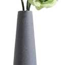Ceramic Vase, Modern Home Decor Ceramic Vase, Frosted Porcelain Vase, Grey Minimalist Vase,Living Room DecorationIdeal Shelf, Best Decoration. (Grey) (Gray)