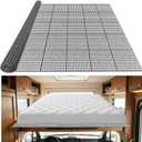 Plastic Mattress Underlay Pad 83x59 Queen Size Breathable Mesh RV Under Mattress Ventilation Air-Flow Interlocking Modular Design for RV Boat Camper