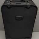 Rockland Fashion Softside Upright Luggage Set, Expandable, Black, 2-Piece (14/19)