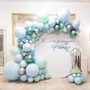 3 x Voircoloria 90pack Mint Green Balloons Different Size 18/12/10/5 Inch Pastel Green Balloon Garland Arch Kit for Baby Shower,Graduation, Wedding, Birthday, Gender Reveal, New Year Decorations