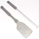 Henning Lee 2-Pc Grilling Pivot Spatula & Meat Hook Tool Set