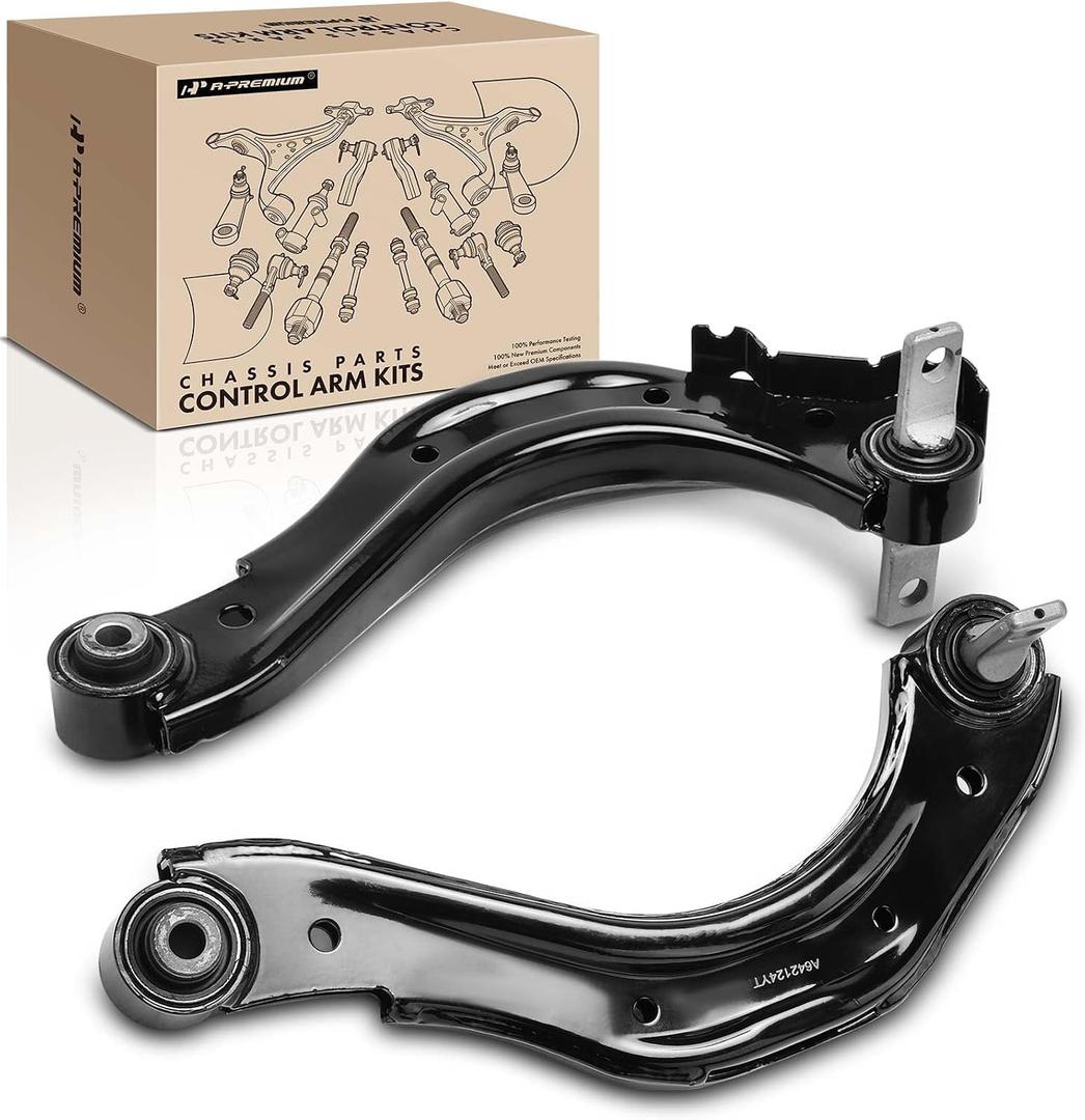 A-Premium 2 x Rear Upper Control Arms, with Bushing, Compatible with Honda Civic 2008-2015, Acura ILX 2013-2021