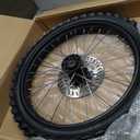 19 inch Front Rim Wheel 70/100-19 Tire Tube Assembly for Apollo RFZ SSR 125cc 140cc DB KLX125 KX85 TTR125 YZ85 YZ80 RM80 Dirt Pit Bike Tao Tao BD17 with 15mm Axles Includes Brake Rotor (19 inch)