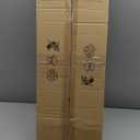 Gold Black Crystal Bathroom Lighting Fixtures, 4 Light Brass Modern Crystal Bathroom Vanity Lights Over Mirror Brass Bath Light (Black Gold-Square Shade)