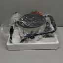 Buyplus Greenhouse Heater with Digital Thermostat, 1500W Outdoor Heaters for Patio, Overheat Protection & 3S Fast Heating, Electric Space Heater for Greenhouse, Patio, Garage, Flower Room, Silver