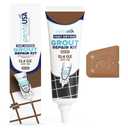 PentaUSA Tile Grout Repair Kit - Beige Brown Premixed Acrylic Sanded Grout, Waterproof Grout Filler for Bathroom & Shower, Fast Drying, Covers ~44 Sq Ft, with Applicator, 13.4 oz (380g)