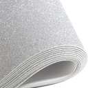 2 x 10 Sheets Glitter Paper Sheet for Crafts Easter Apirl Fool's Memorial Day Decor, A4 Cardstock Self-adhesive Paper for Christmas Construction Scrapbook DIY Card Decoration (Silver)