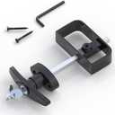 SKYSEN Shed Door Lock Latch, Shed Door T Handle Lock, 5-1/2" Steam- 2 Keys- Shed Door Hardware- Black(Shed Lock-1)