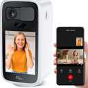 NGTeco Two Way Video Calling Camera, Elderly Baby Pet Monitor 4MP HD Indoor, Dual-Band WiFi (2.4/5GHz), 2.8" Screen, One-Touch Call, Motion Detection & Physical Lens Cover