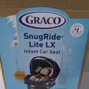 Graco SnugRide Lite LX Infant Car Seat, Lightweight Rear-Facing Seat for Babies 430 lb, 4-Position Adjustable Base, LATCH Installation & ProtectPlus Engineered, Studio