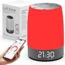 Red Light Therapy Lamp for Sleep, Bestkid 5-Level Night Light Red for Adult Kids, White Noise Sound Machine with APP Control Alarm Clock Timer for Bedroom, Stress Relief, Relaxation, 620-690nm