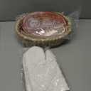 Bread Warmer Basket with Terracotta Stone  Includes Oven Mitts  Keeps Bread Warm  Rustic Gift for Holidays, Housewarming, Dinner Parties  Handwoven Natural Look  Kitchen Table Accessory