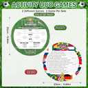 25 Pack 2026 Soccer-game Party Game Cards World Competition Match Predictions Scorecard Double-sided Funny 2 in 1 Game for Family Business Football Competition Ball Game-watch Event Supplies