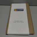 Paper Towel Holder, Countertop Stainless Steel Paper Towels Tabletop Standing for Kitchen Dinning Room -Black (Black-bottom Arm)