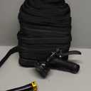 Garden Hose Non-Expanding 100ft, Flexible Garden Hose with 10 Function Hose Nozzle, Lightweight, Kink Free and Water Hose for Outdoor,Yard, Lawn, Car Wash, Marine,and Camper Use