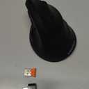 MEETION Ergonomic Mouse, Wireless Vertical Mouse RGB Backlit Rechargeable Mice for Bluetooth(5.2 + 3.0) & USB-A with USB-C Adapter 4 Adjustable DPI for Mac/Windows/Andriod/PC/Tablet/iPad Black