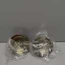 Westbrass Wing Nut Style Large Kitchen Sink Basket Strainer, 2 Pack, Polished Brass, D2135-01