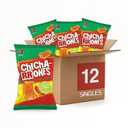 Barcel Chicharrones 12 ct, 2.5 oz Sharing Size Case, Chili Pepper & Lime Flavored Puffed Wheat Snack (EXP 07/28/26)