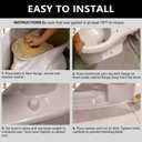 Extra Thick Toilet Wax Ring Kit with Flange and Bolts for Floor Outlet Toilets New Install or Re-seat, Fits 3-inch or 4-inch Waste Lines