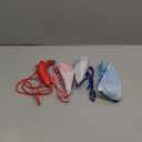 XiQiDianr 4 Packs Nunchuck Controller,Nunchuk Controllers Joystick Gamepad,Replacement for wii Nunchuck Controller,Compatible with Nintendo Wii & Wii U Video Game Gamepads(Sky Blue+Pink+Dark Blue+Red)