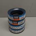 Diaper Genie Essentials Round Refill Pack of 4 | Holds Up to 1280 Newborn Diapers | Features Unscented Continuous Film | Compatible with Diaper Genie Complete and Expressions Pails