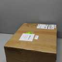 Acrylic End Table Record Player Table with Storage Shelf Clear Side Table Nightstand, Orange